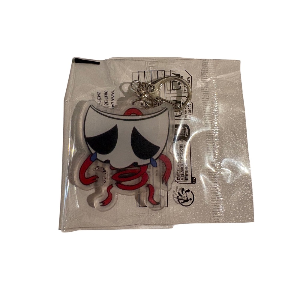 The Amazing Digital Circus Gangle Sad Mask Acrylic Keychain Bag Charm New - Picture 4 of 5